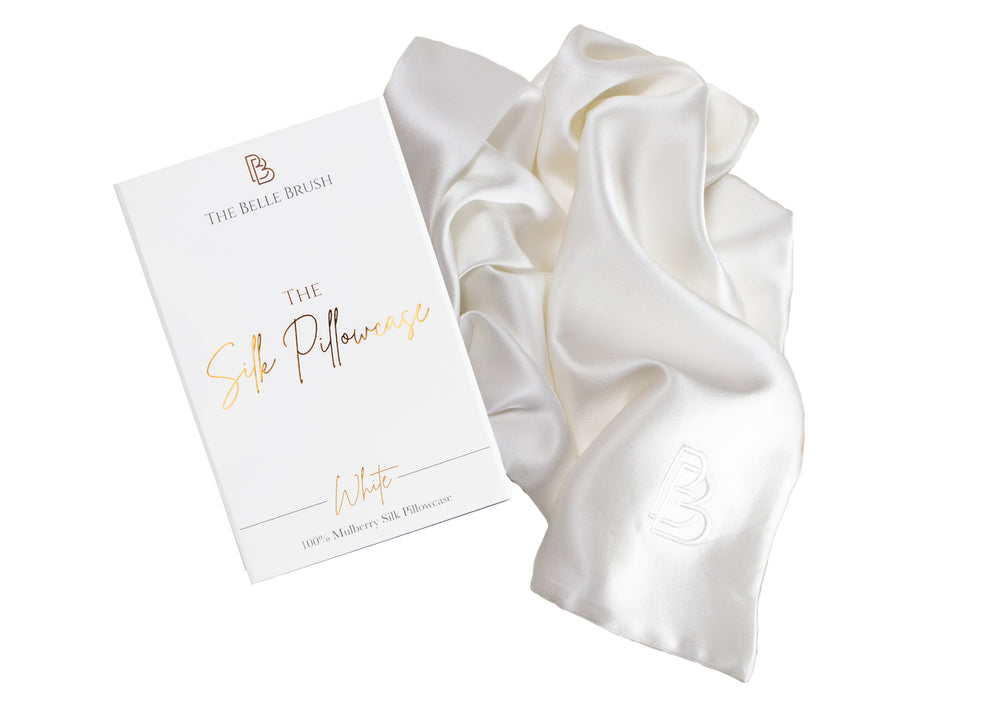 The Silk Pillowcase - White – Belle Hair Extensions